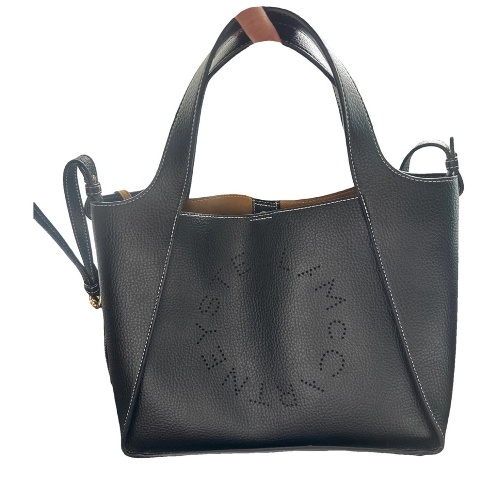 STELLA MCCARTNEY logo leather bag 
Black
Like new